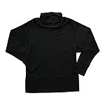�N���[�[�b�g | drape Mock-neckT : color#2/�u���b�N