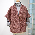 �N���[�[�b�g | W-tucked shawl collar-topper : �W���P�b�g