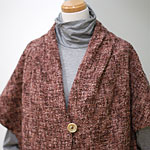 �N���[�[�b�g | W-tucked shawl collar-topper : �W���P�b�g