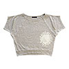 dolman sleeve boat-neck shortT 