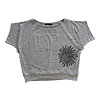 dolman sleeve boat-neck shortT 