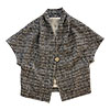 W-tucked shawl collar-topper �W���P�b�g