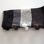 �A���e�B�p�X�g | POMPOM STRIPE :  : socks
