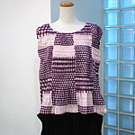 �A���e�B�p�X�g | Gingham Check Print :  : �u���E�X