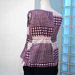 �A���e�B�p�X�g | Gingham Check Print :  : �u���E�X