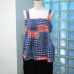 �A���e�B�p�X�g | Gingham Check Print :  : �u���E�X