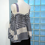�A���e�B�p�X�g | Gingham Check Print :  : �u���E�X