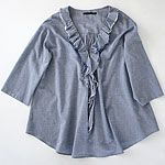 �N���[�[�b�g | frill-collar blouse :  : c#/�u���[�V�����u���[