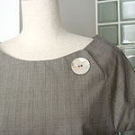 �N���[�[�b�g | Big shell button / Tunic-blouse :  : �`���j�b�N�u���E�X