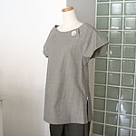 �N���[�[�b�g | Big shell button / Tunic-blouse :  : �`���j�b�N�u���E�X