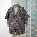 �N���[�[�b�g | W-tucked shawl collar-topper :  : �W���P�b�g