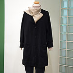 �N���[�[�b�g | Cardigan-coat :  : C#/�u���b�N