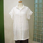 �N���[�[�b�g | Tuck-sleeve over-shirts :  : �^�b�N�X���[�u  �I�[�o�[�V���c