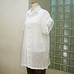 �N���[�[�b�g | Tuck-sleeve over-shirts :  : �^�b�N�X���[�u  �I�[�o�[�V���c