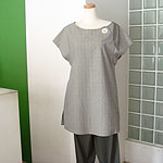 �N���[�[�b�g | Big shell button / Tunic-dress :  : �`���j�b�N�h���X