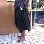 �N���[�[�b�g | iregular hem-gather skirt :  : 