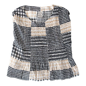 ANTIPAST / �A���e�B�p�X�g | Gingham Check Print : �u���E�X
