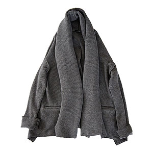 +closet / �N���[�[�b�g | stole-collar cardigan : 