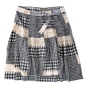 ANTIPAST / �A���e�B�p�X�g | Gingham Check Print : �X�J�[�g
