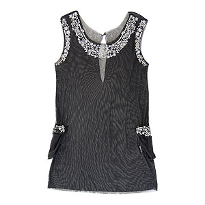 ANTIPAST / �A���e�B�p�X�g | nylon mesh with flock : �J�b�g�\�[