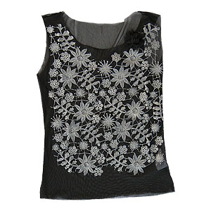 ANTIPAST / �A���e�B�p�X�g | nylon mesh with flock : �J�b�g�\�[